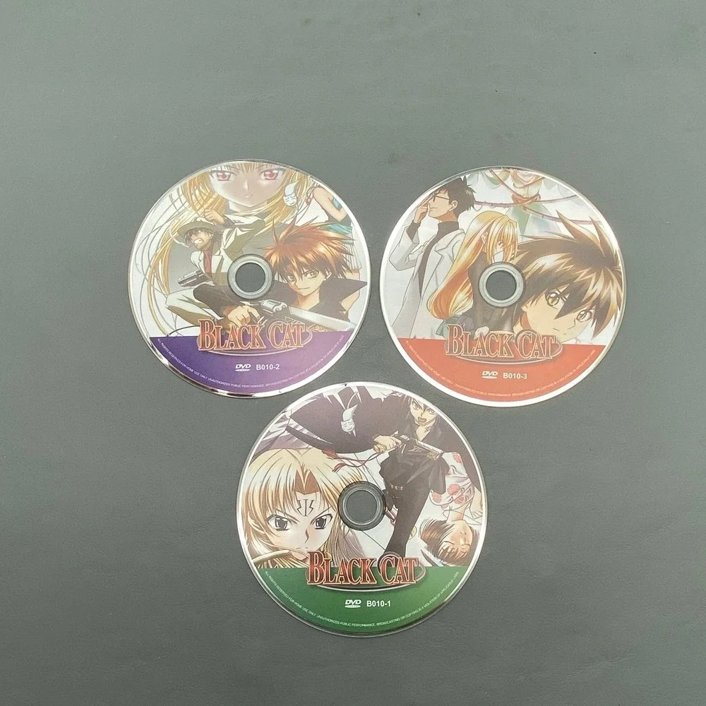 DVD Anime Black Cat Series Vol.1-24 Shonen Jump Japanese English Subtitled